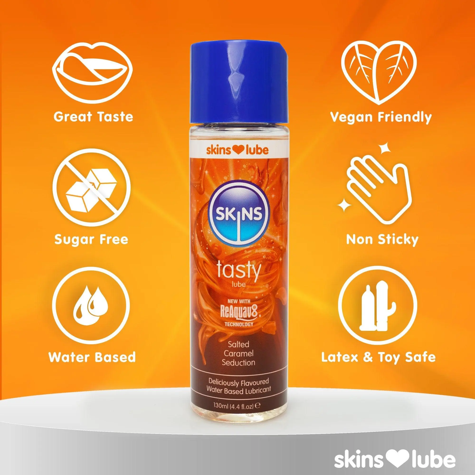 Skins Salted Caramel Water Based Lubricant - Image 7